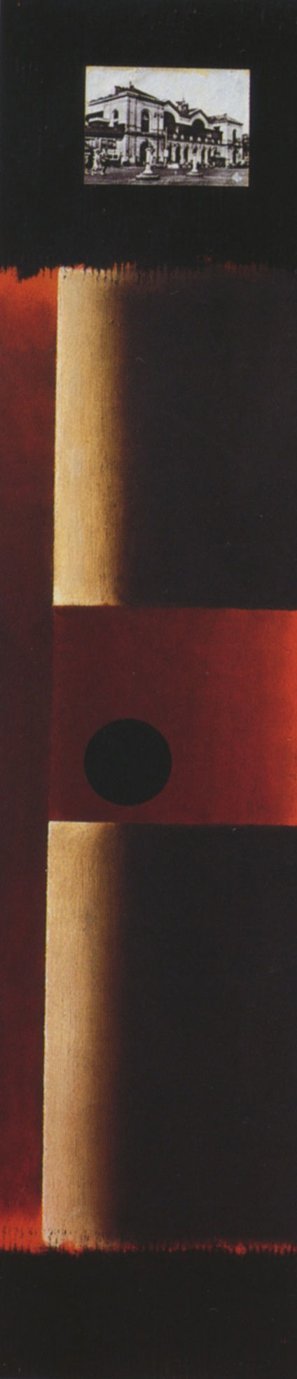 Pavel Mansurov, Tension Picturale, 1965, olio su tavola, cm 135x30.