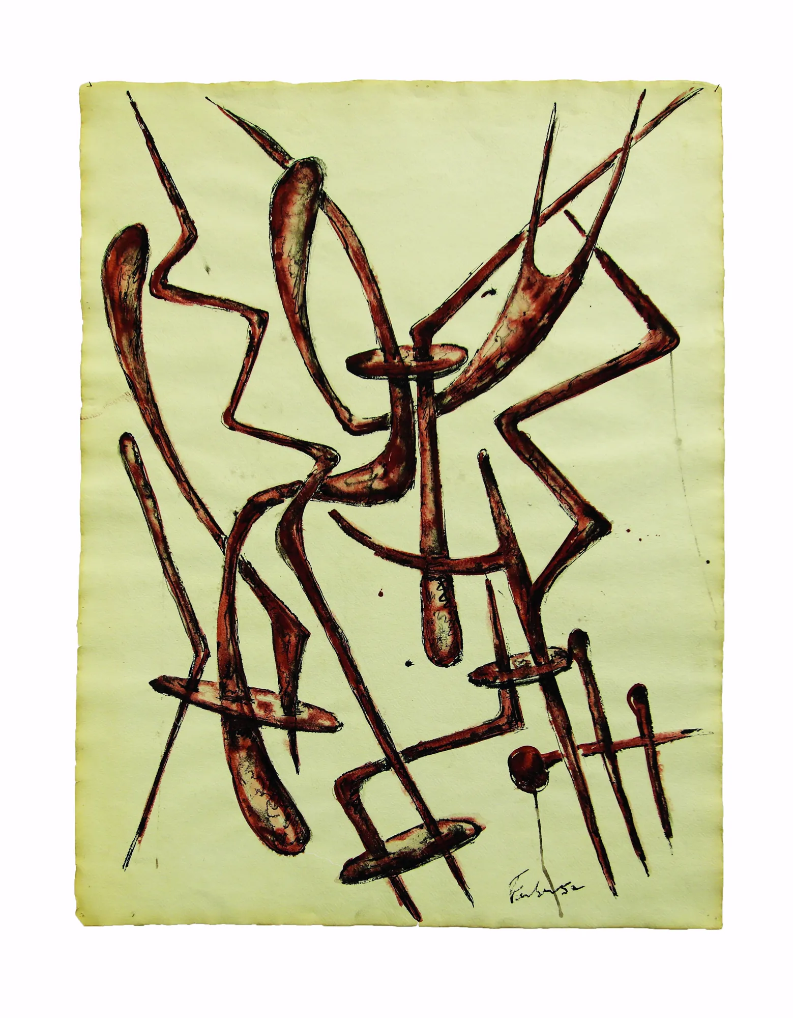 1. Study For Wall Sculptures, 1952, tecnica mista, cm 77,5X56,5