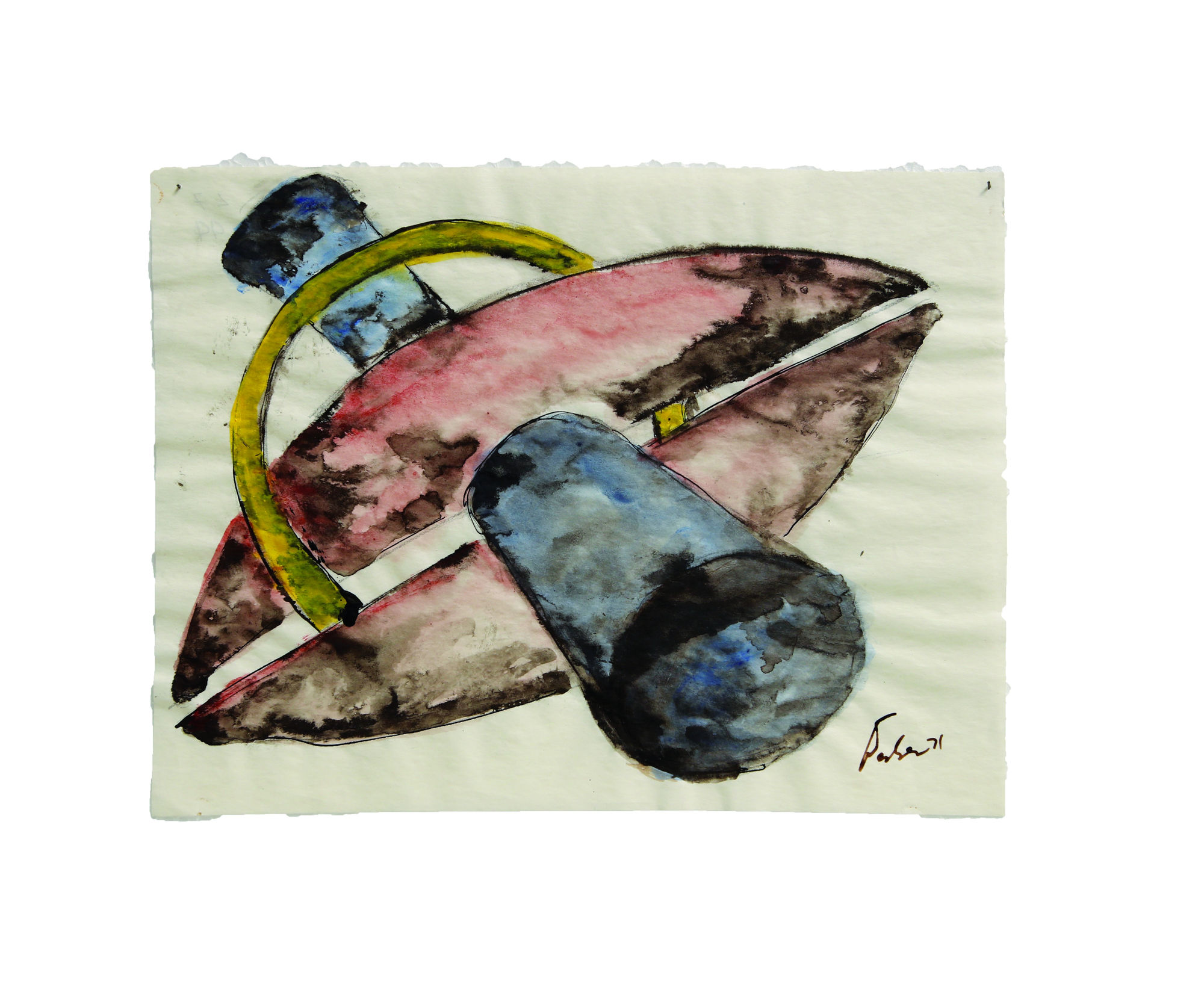 15. Untitled 8/71, 1971, tecnica mista, cm 21,5X28