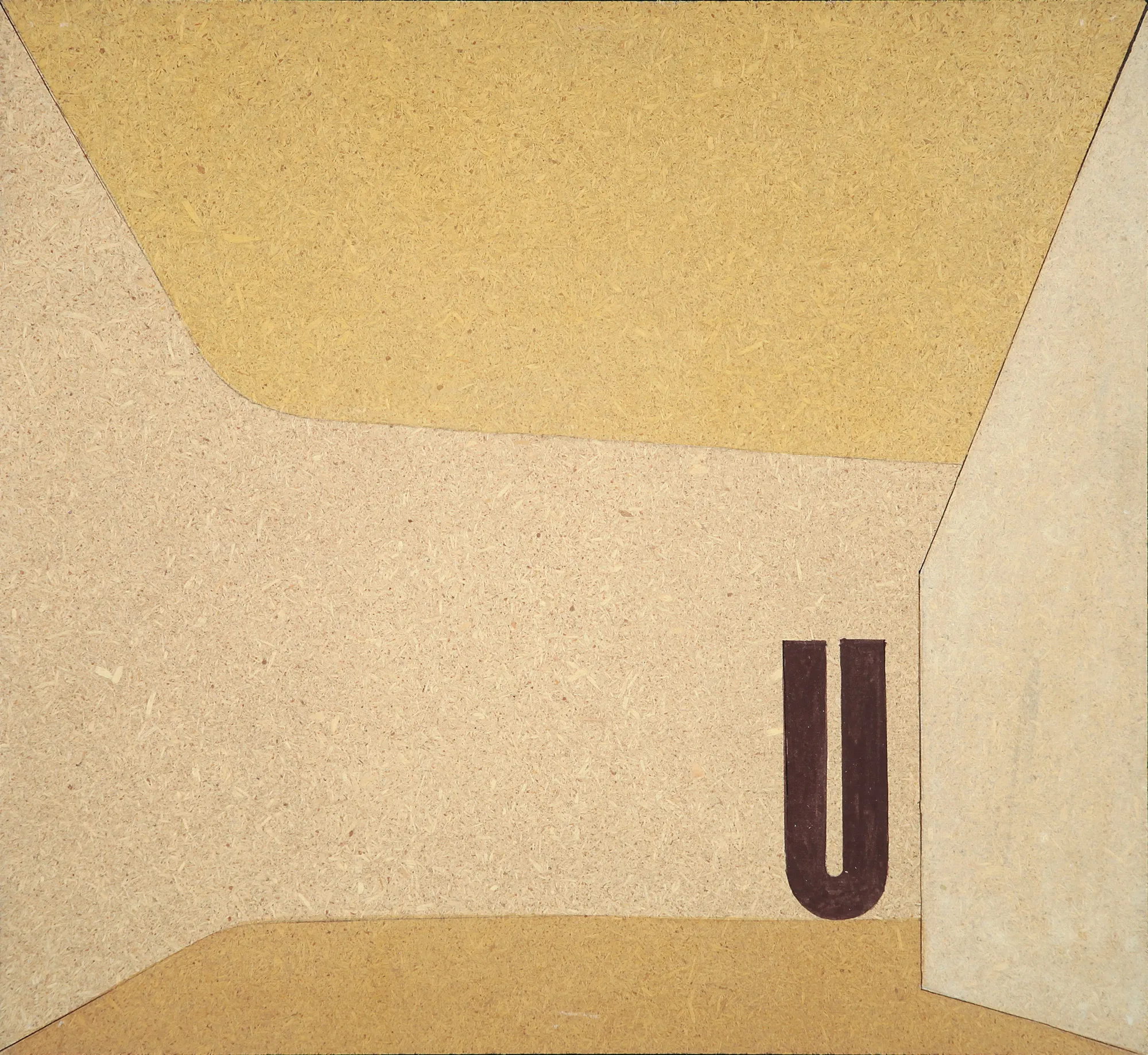 Arturo Bonfanti, Ac Murale 6 bis, 1972, acrilico su pavatex, cm 35X38