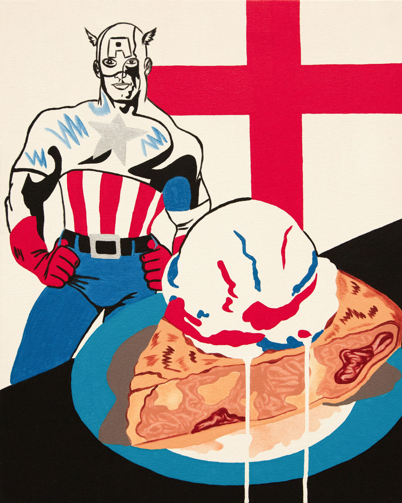 American Pie, 2003, acrilico su tela, cm 76x61