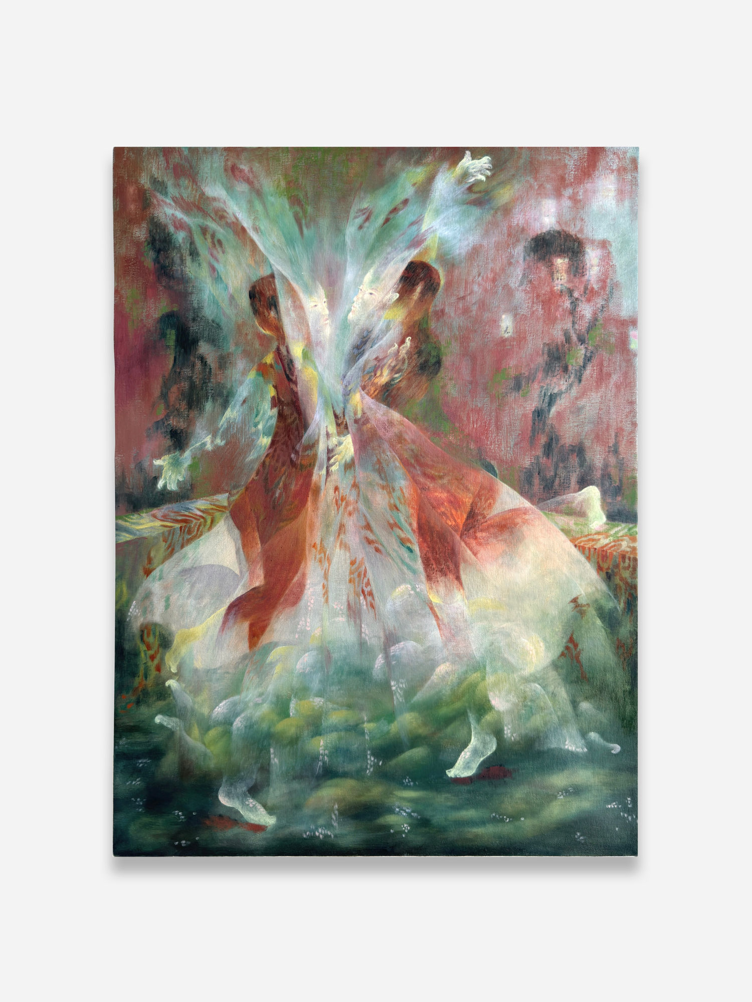 Alice Ningci Jiang Fallen Curtains, Rising Rocks, and Embracing Tree Trunks, 2024