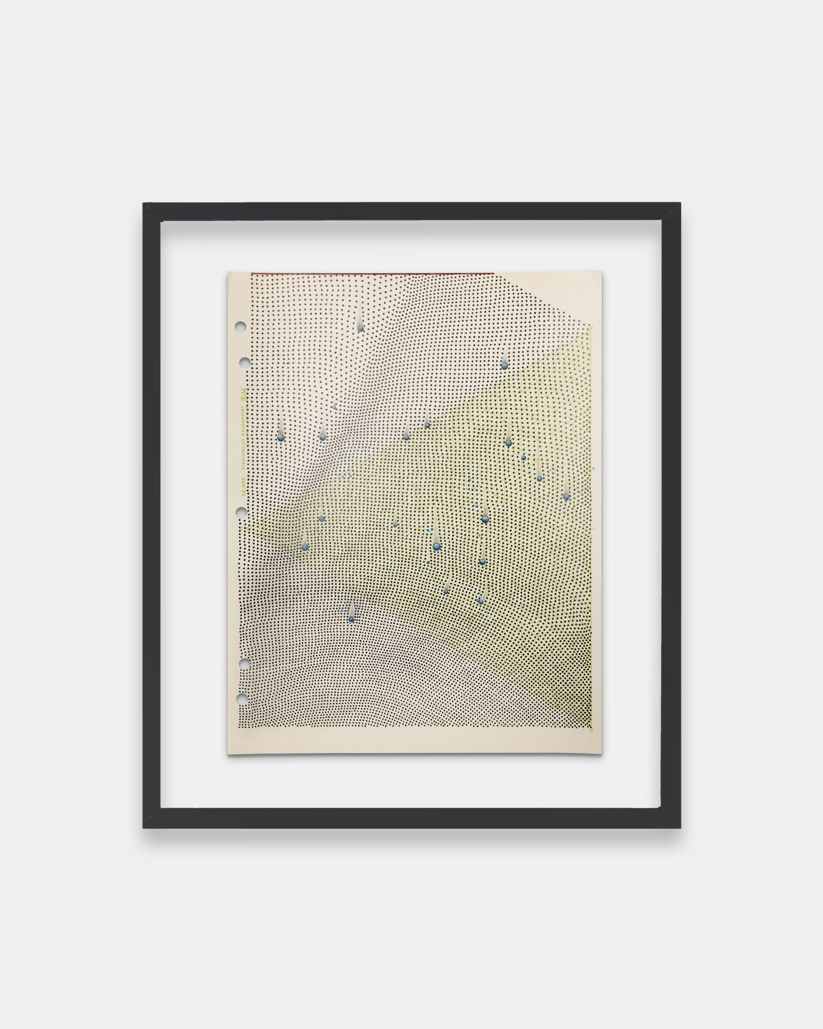 linn meyers Untitled, 2022 Acrylic ink and colored pencil on graph paper 11 x 8.5 in 27.94 x 21.59 cm LM.24.10