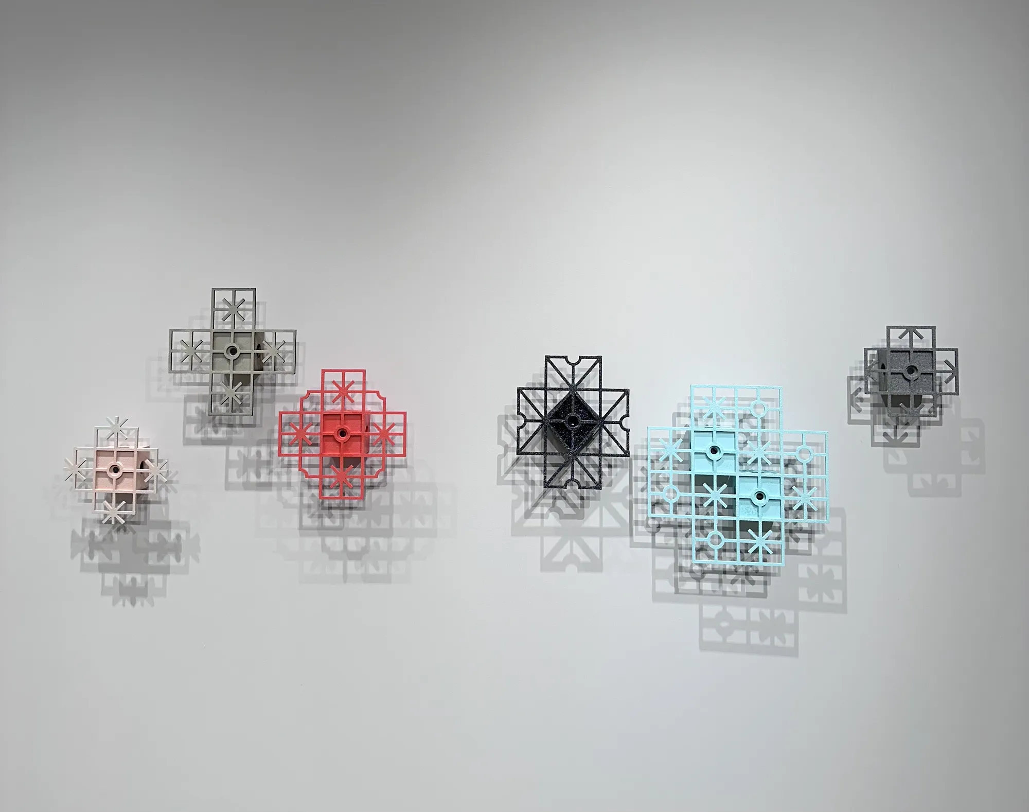 Edra Soto Por La Señal (series), 2024 Paint, wood, plastic, inkjet print Dimensions Vary