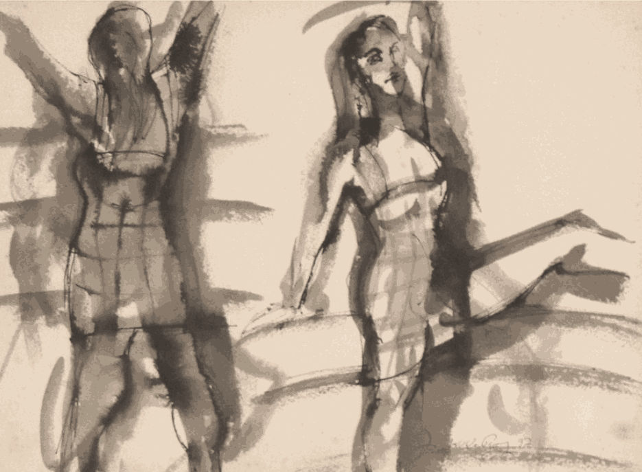 Isabelle Borg, Two Figures, 1997