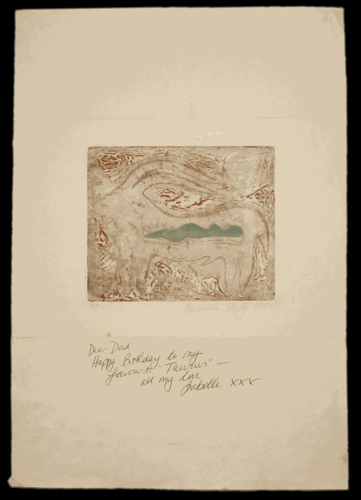 Isabelle Borg, Lovers In The Bull, 1984