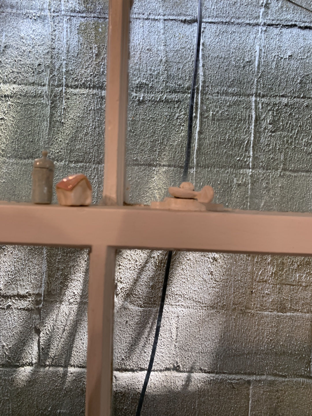 Installation views of Monica Banks ceramics