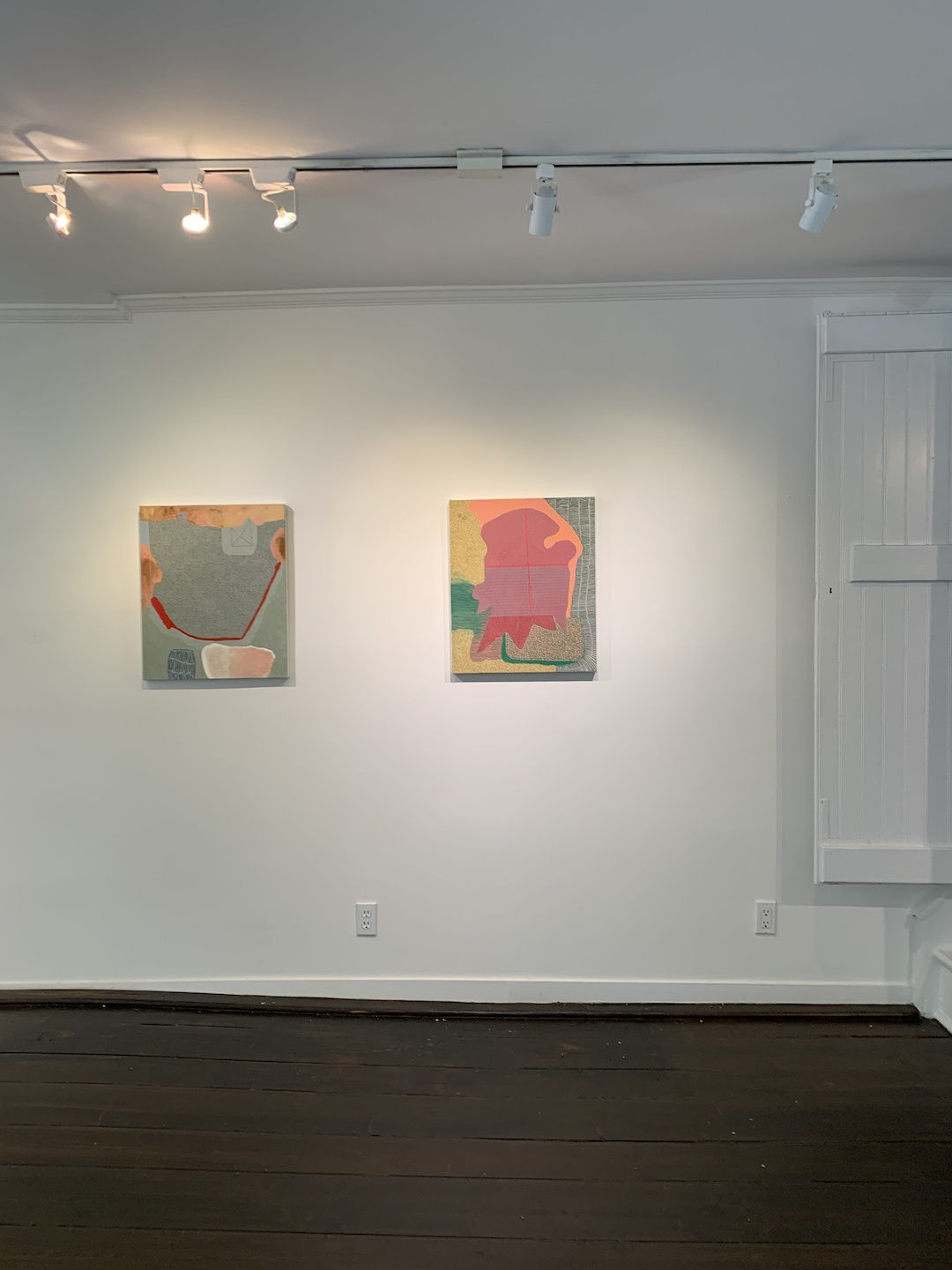 Installation views of Maeve D'Arcy exhibition "Off The Record"