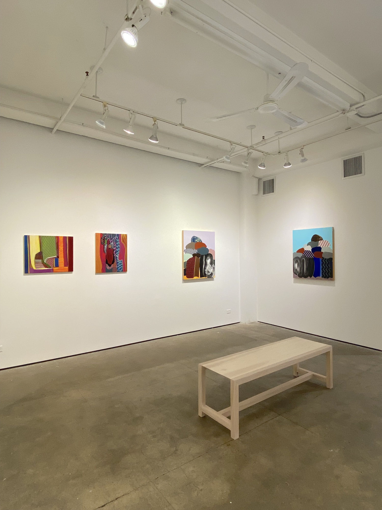 Installation views of the exhibition titled "Introductions" 2022 September