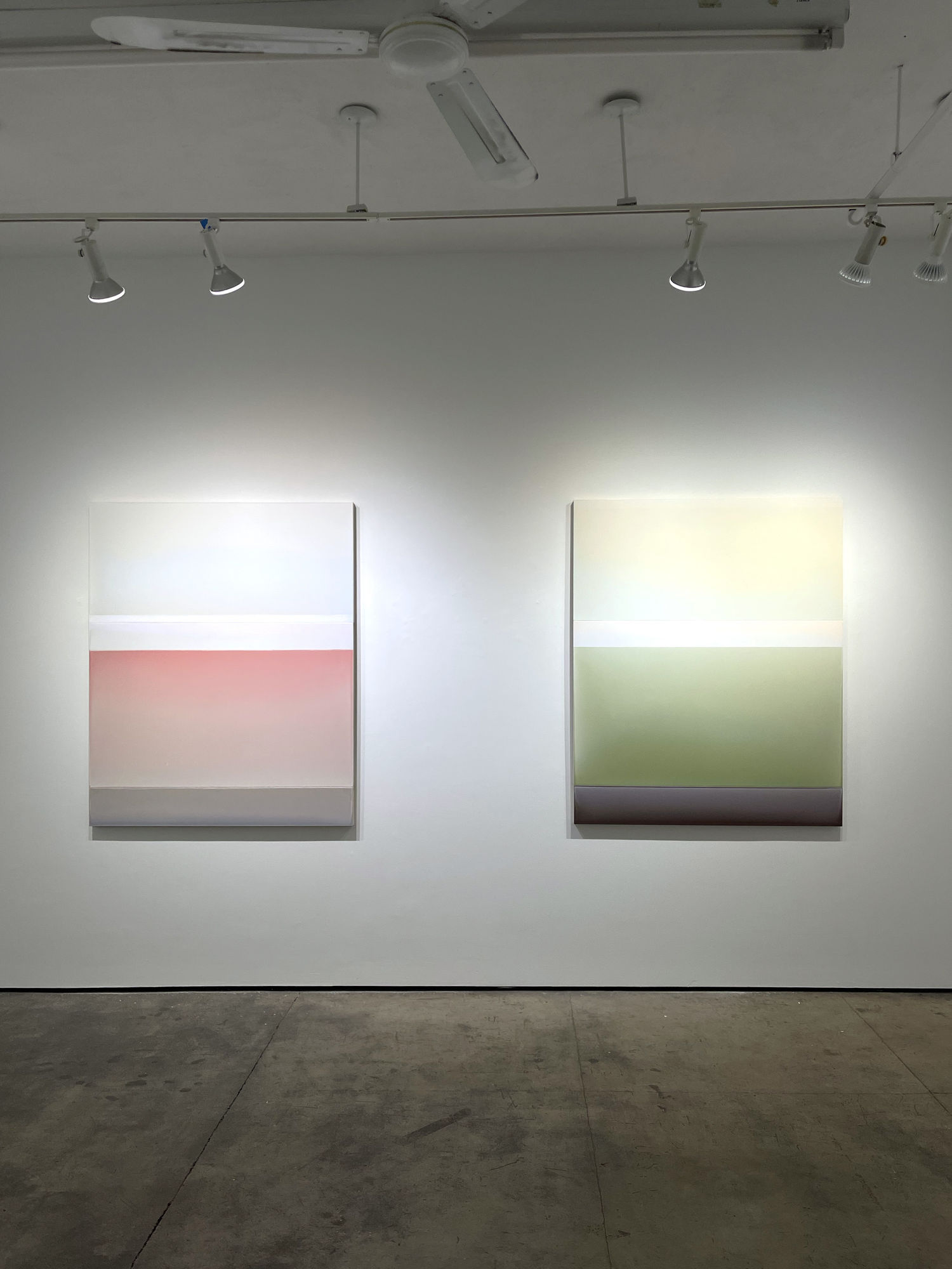 Picture of exhibition by Susan English titled "Light to Light",  October 27 to December 3rd, 2022