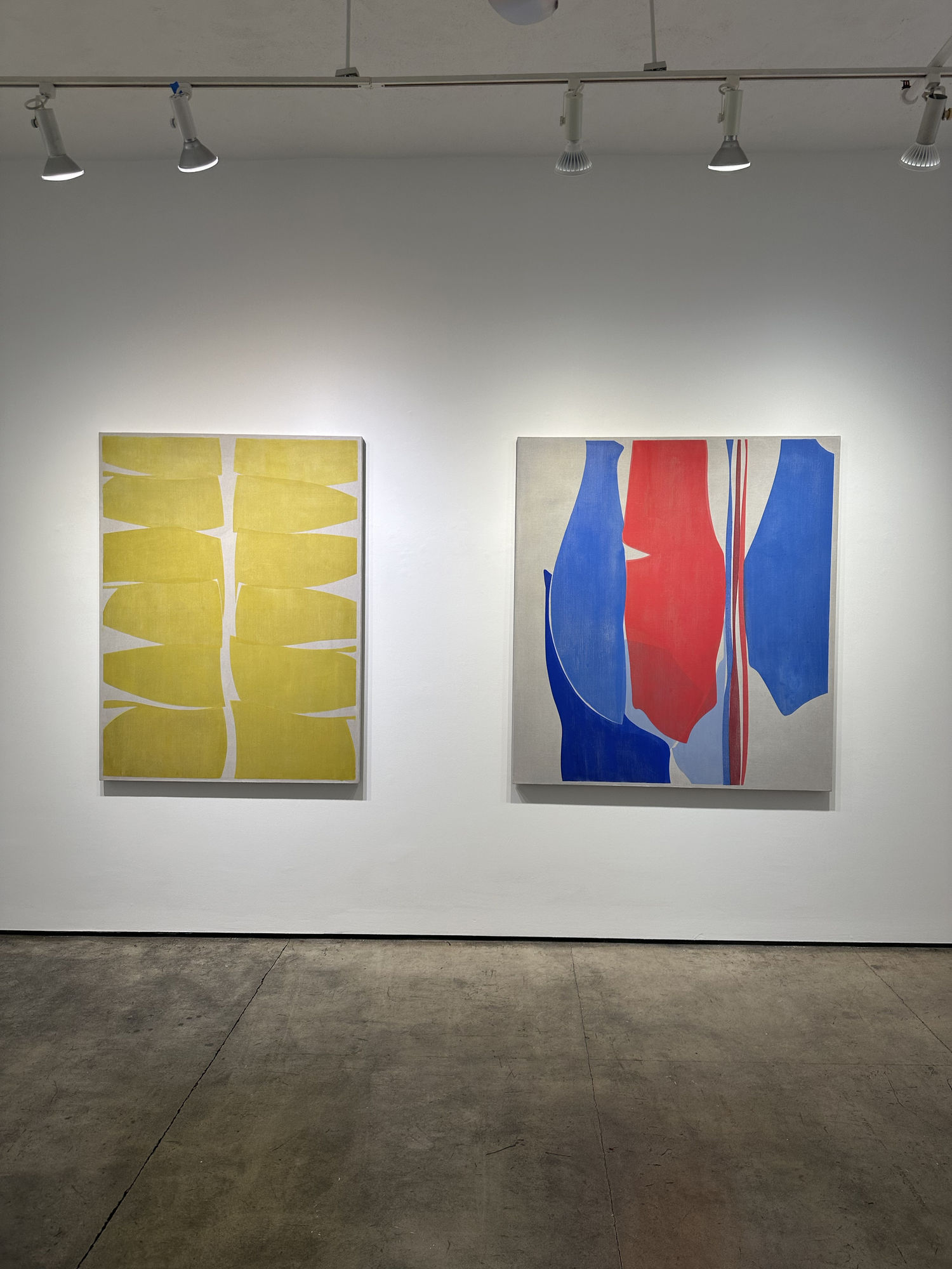 Installation shots of Joanne Freeman's exhibition "New York Conversations" January 5th to February 11th 2023