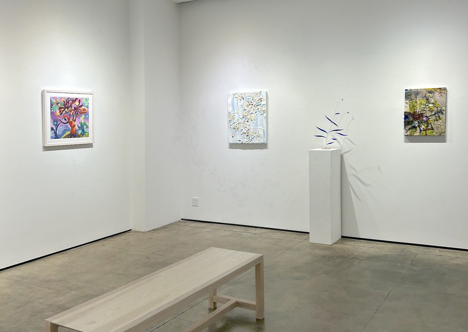 Installation views of an exhibition