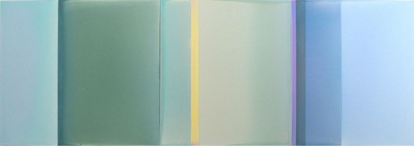 green and blue abstraction