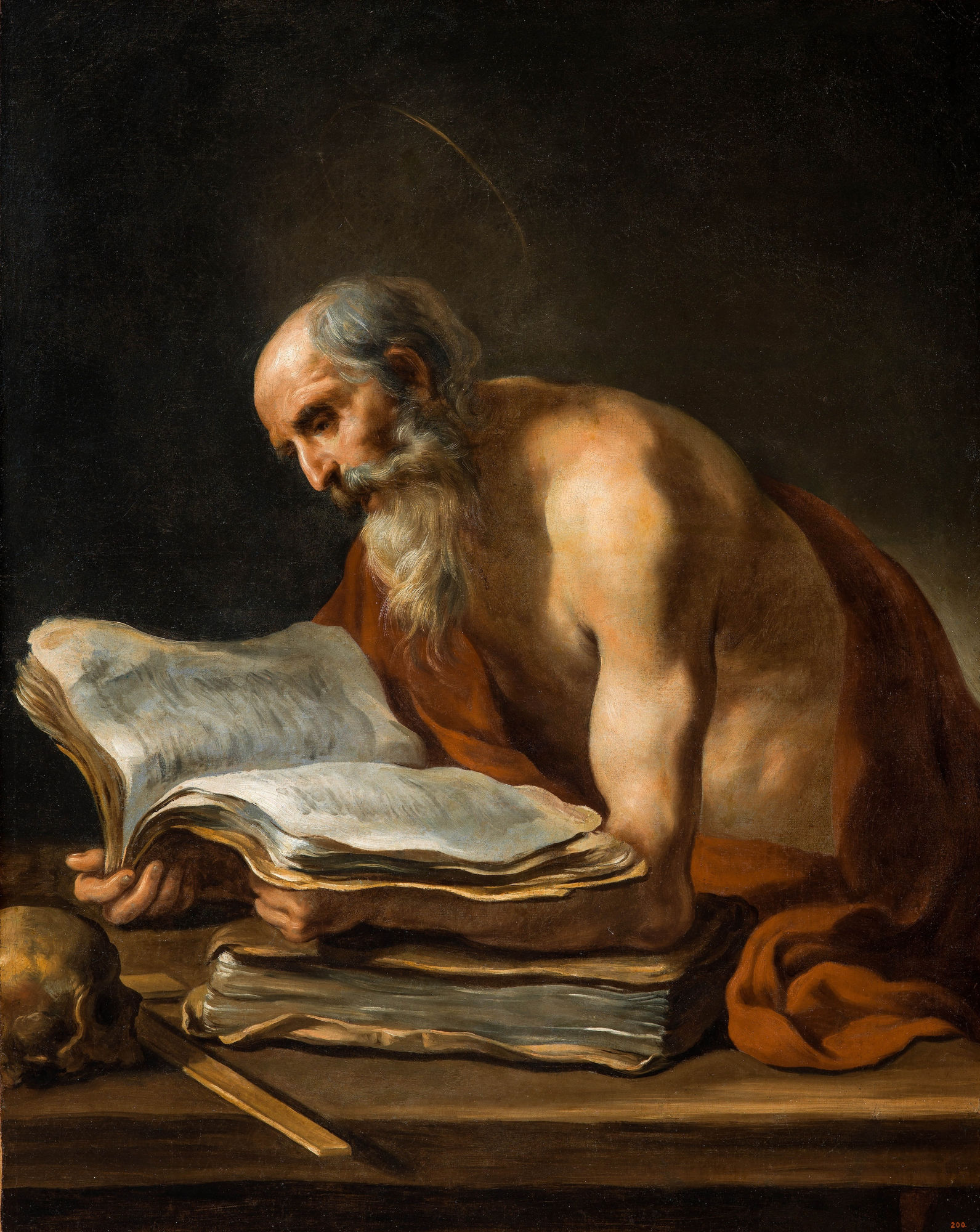 Claude Vignon, San Girolamo in meditazione, 1640-1645 c.