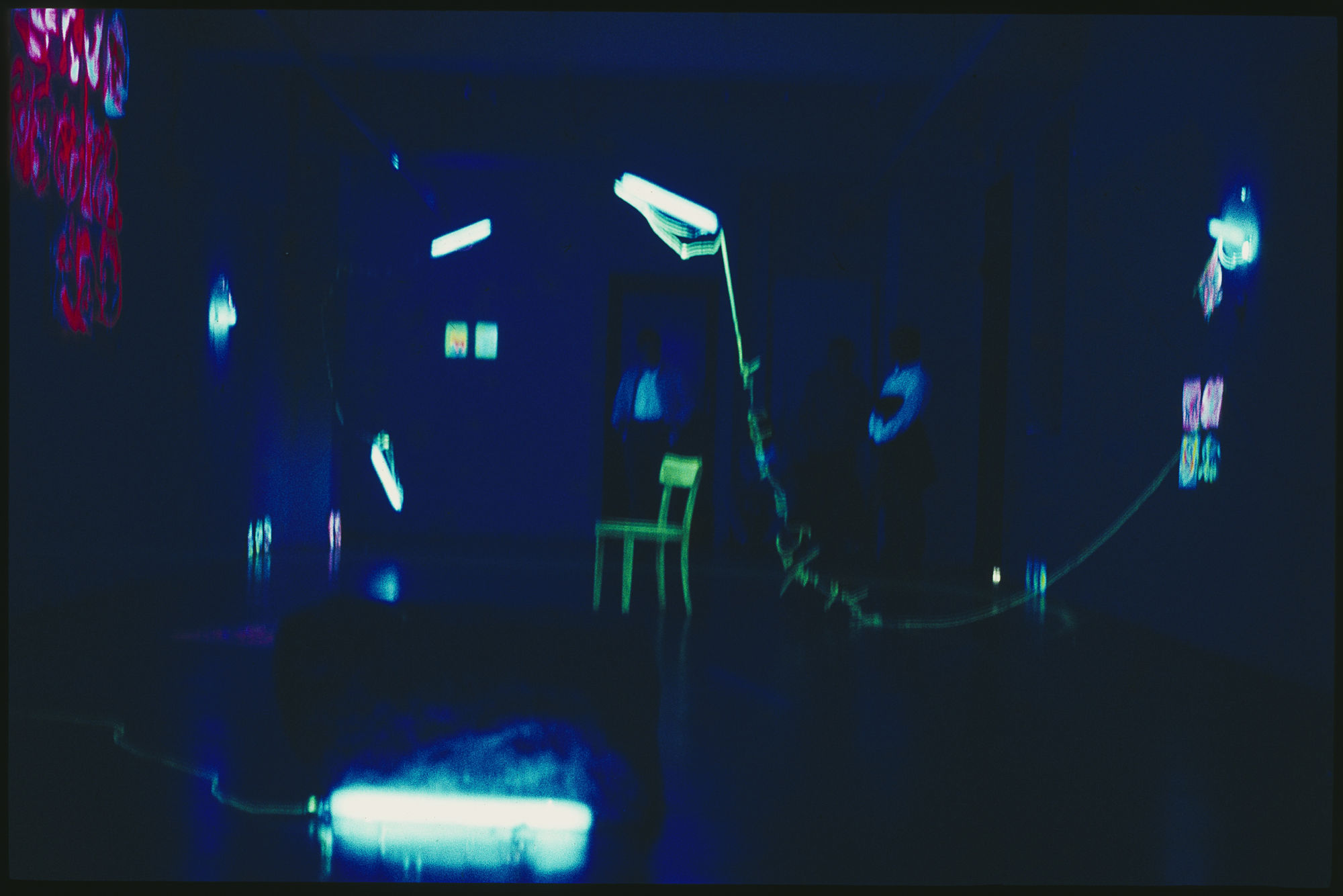 Installation view Suchte man Neuseeland, Galerie Krinzinger Innsbruck (1980)