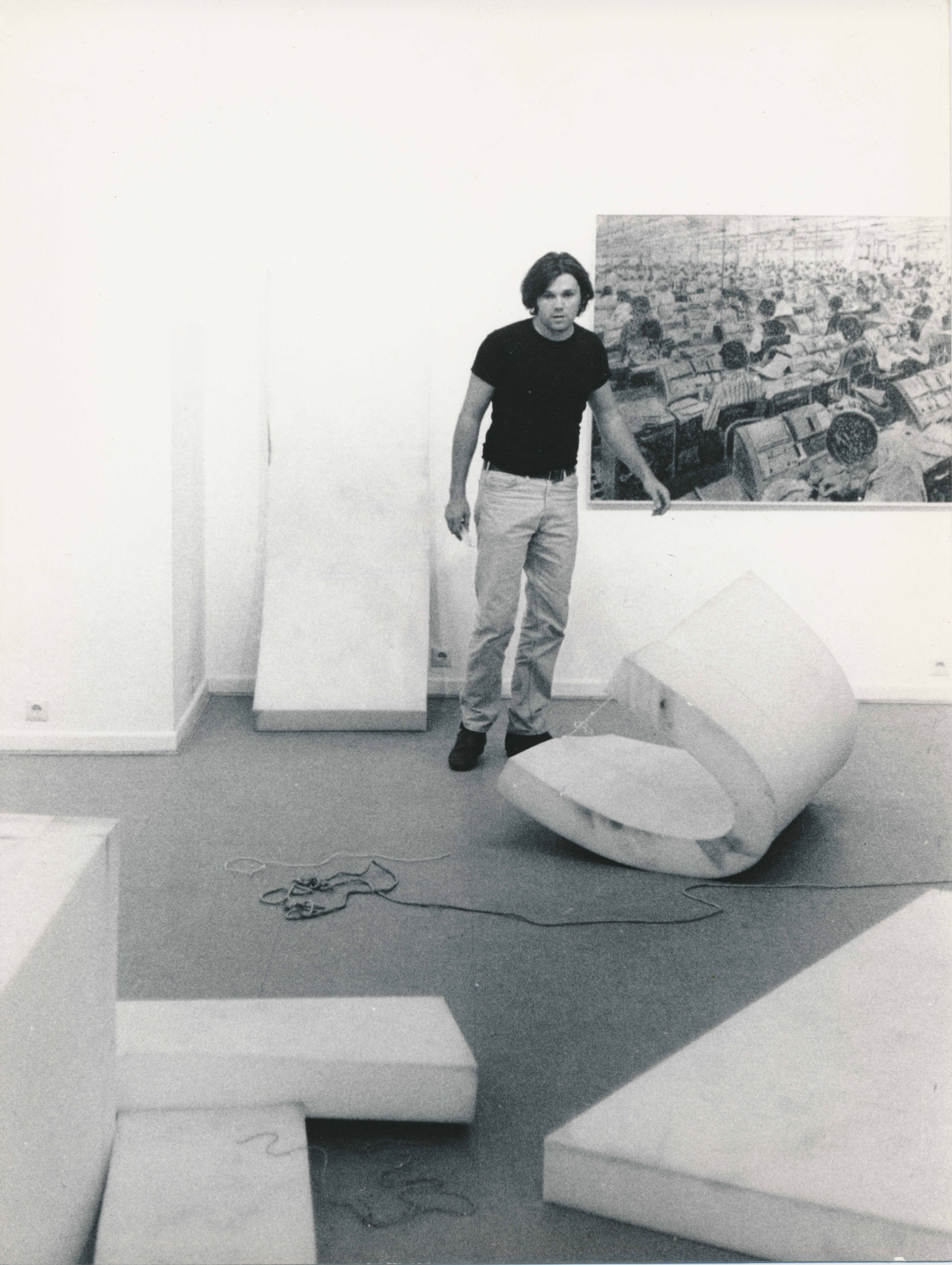 Gary Kuehn, Galerie Rolf Ricke (1969) | Photo: Archive Rolf Ricke