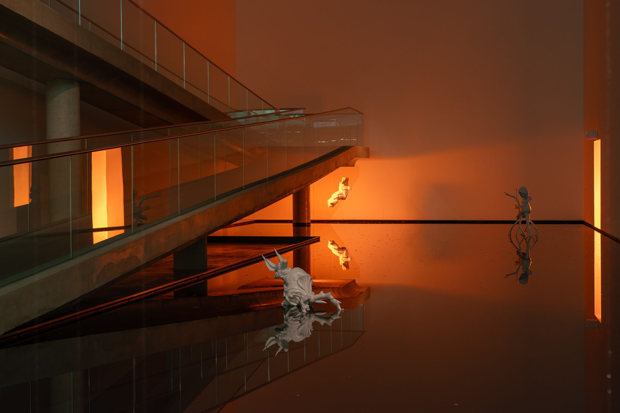 Installation view Pink Noise, Langen Foundation Neuss (2024)