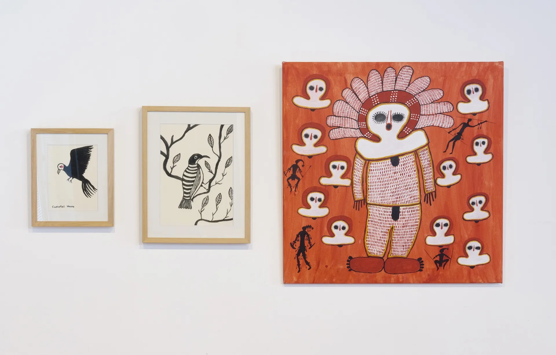 Burnarri Anja (Many Birds) + Wandjinas