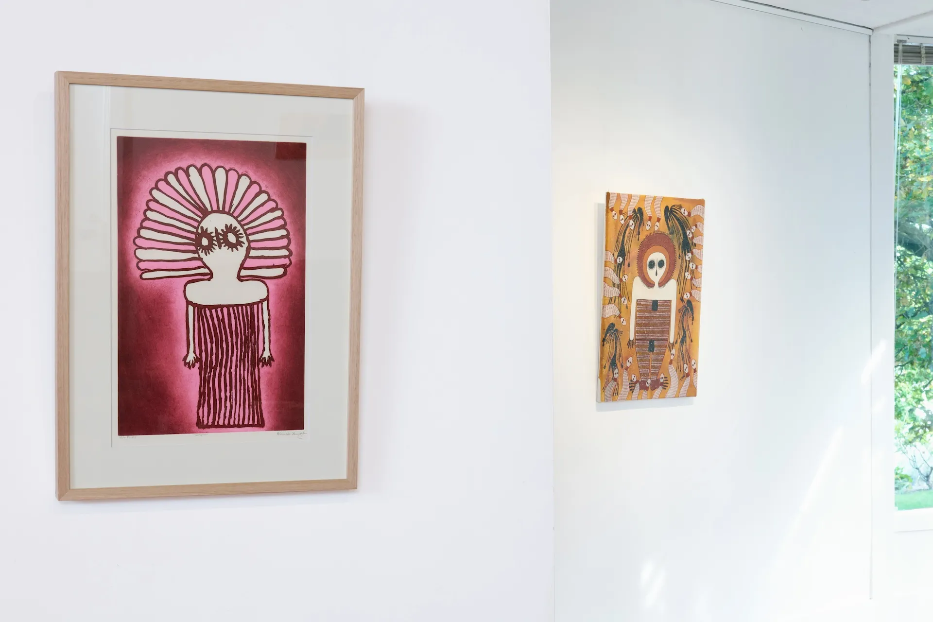 Burnarri Anja (Many Birds) + Wandjinas