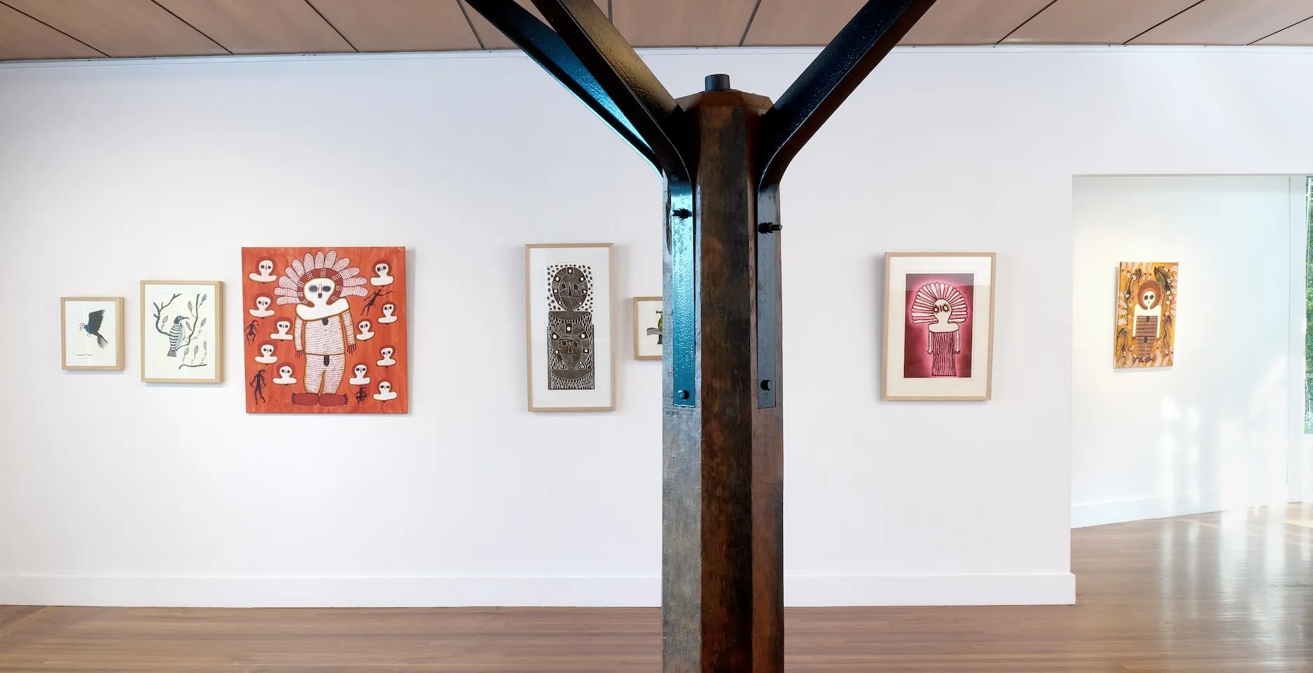 Burnarri Anja (many birds) + Wandjinas