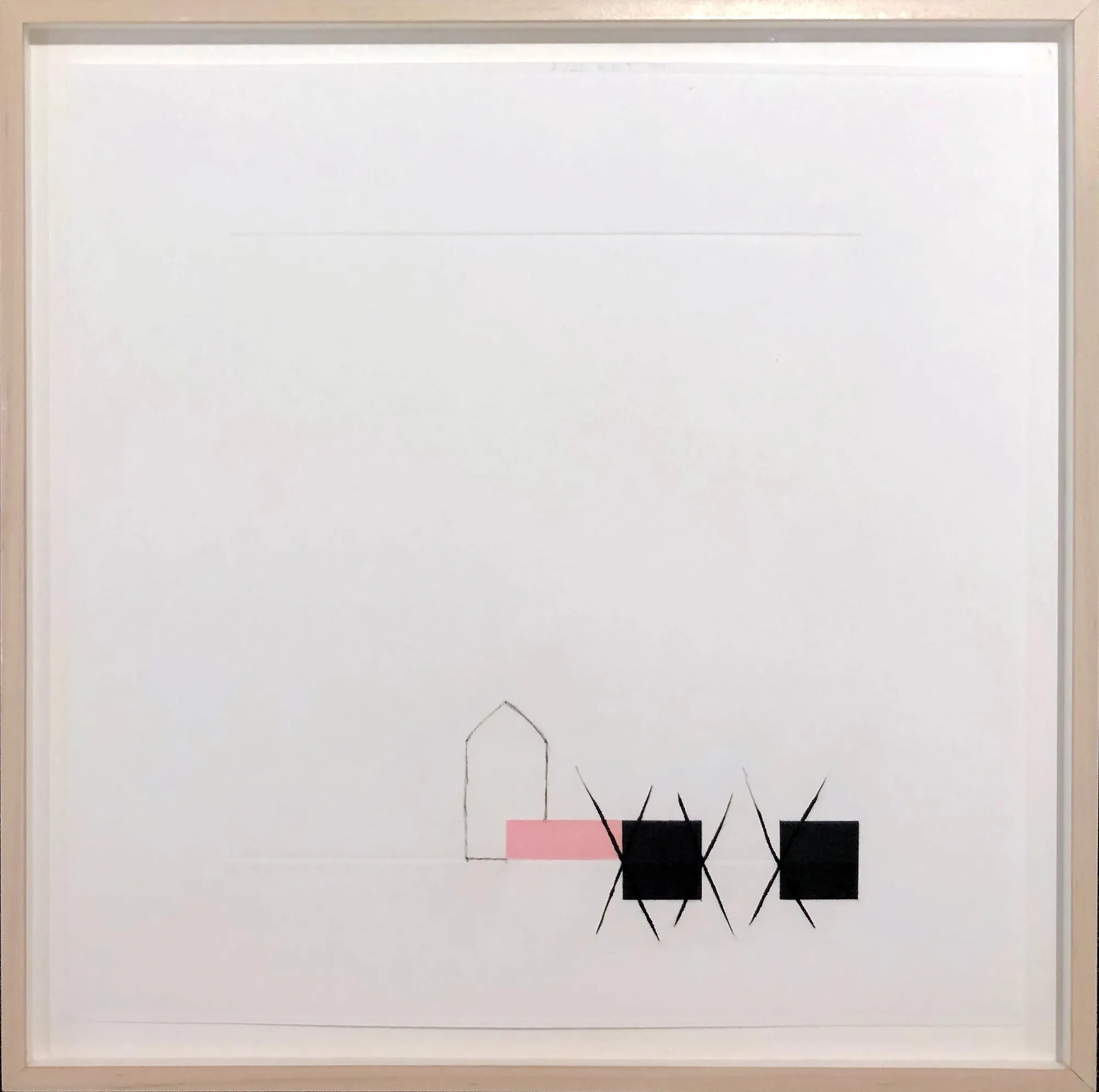 Detail of Richard Tuttle, Edges, 1999