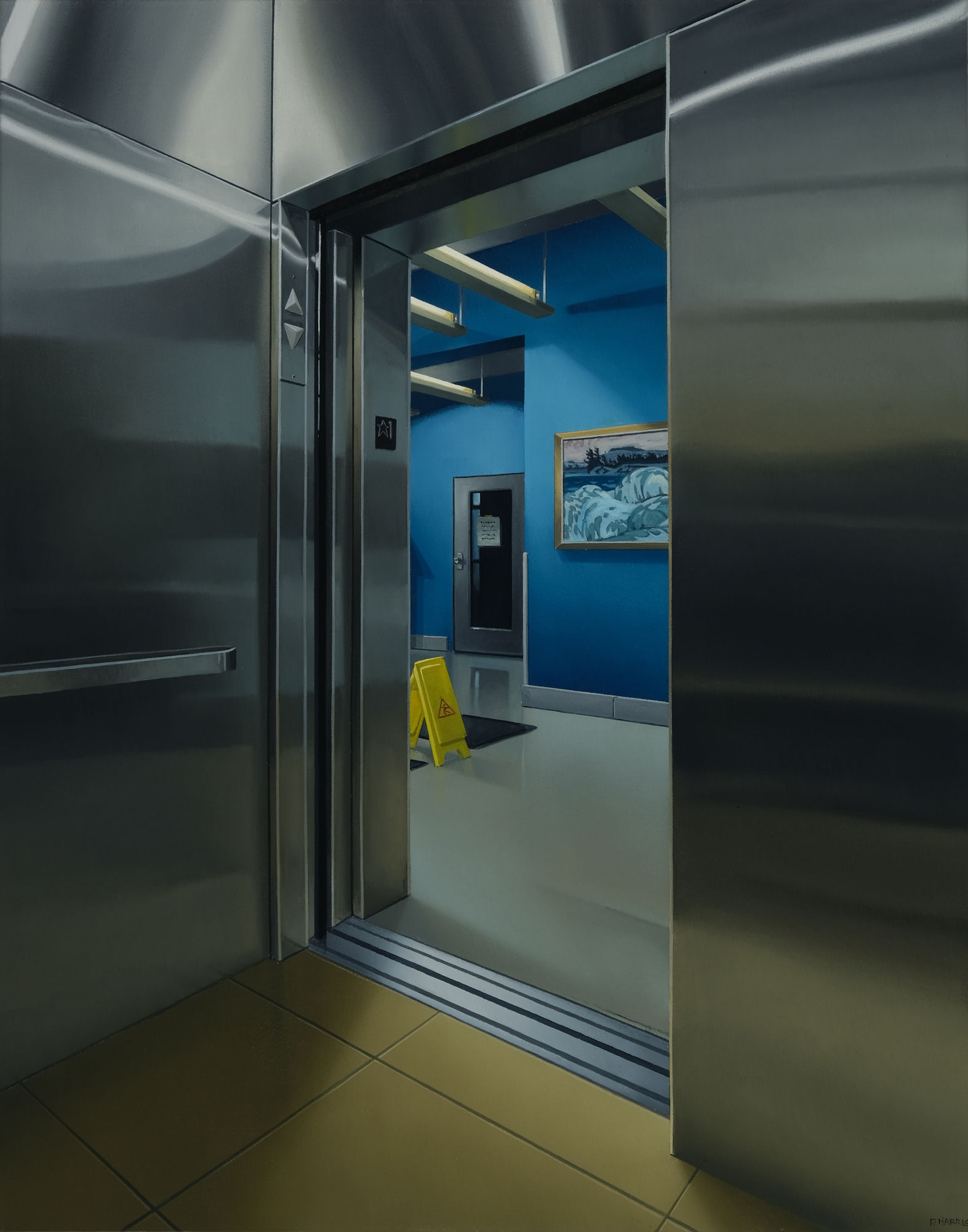 PETER HARRIS, Elevator onto Casson, 2023