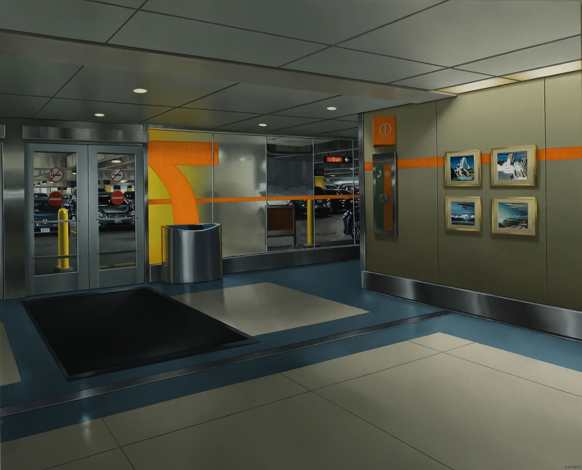 PETER HARRIS, Group of 7 on Floor 7, 2024