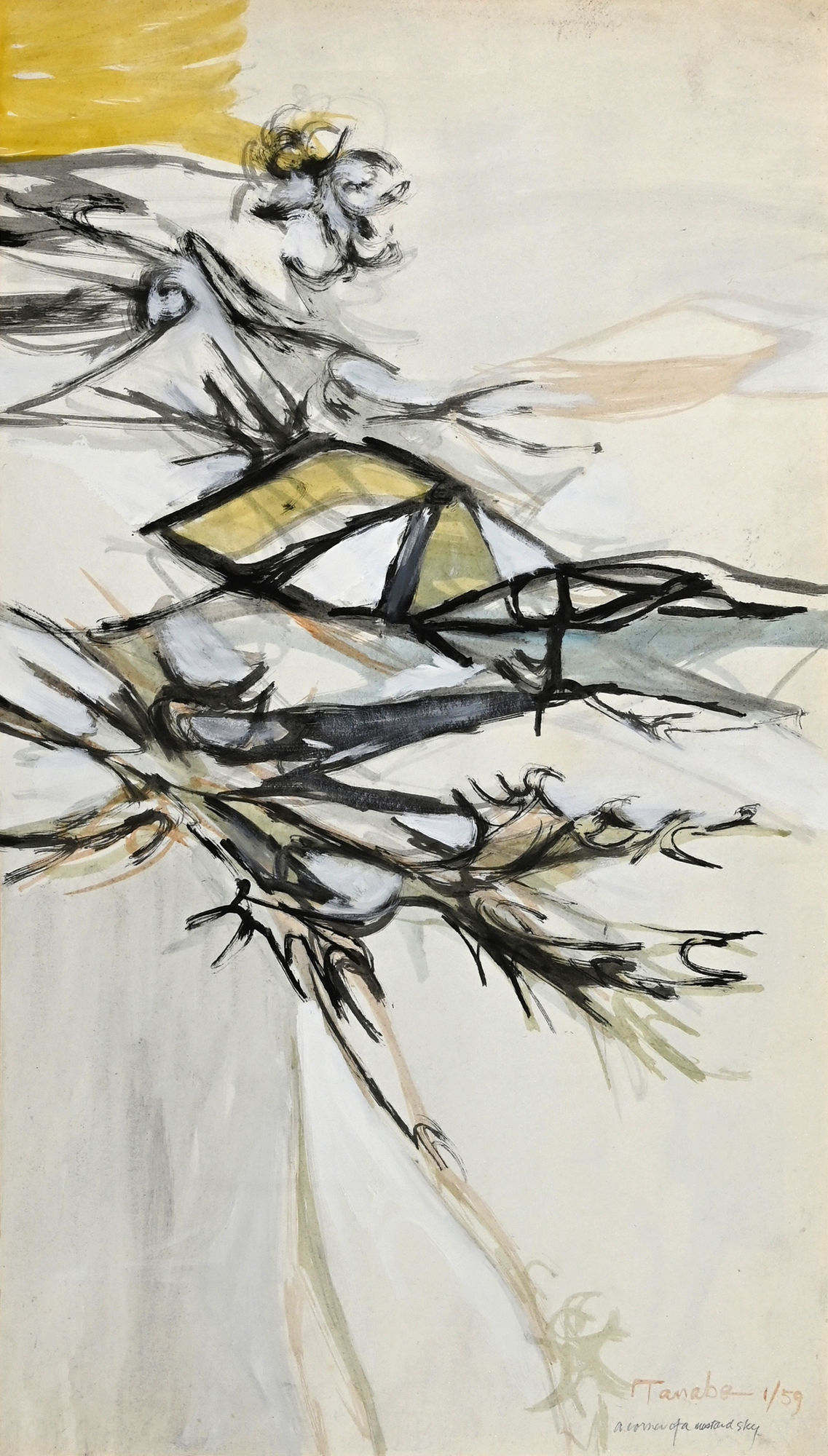 TAKAO TANABE, A Corner of a Mustard Sky 1/59, 1959