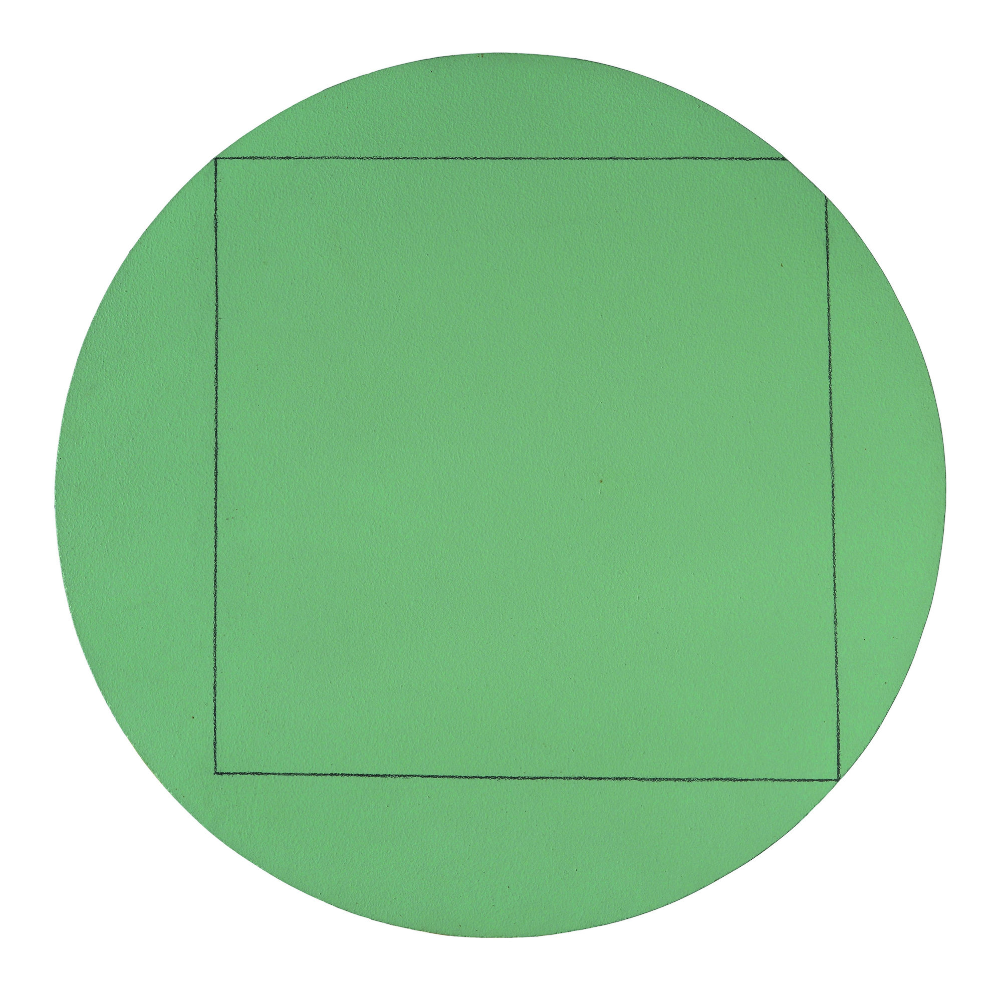 Robert Mangold Circle Painting 3, 1973