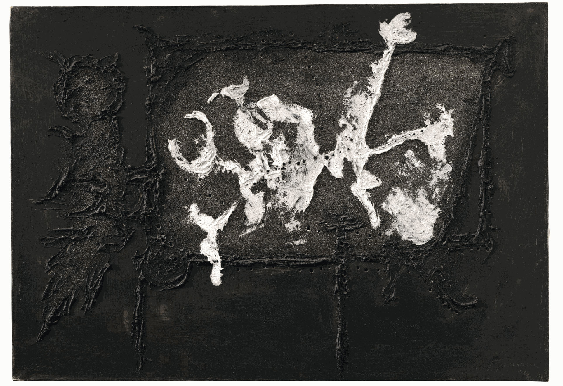 Fontana, Concetto spaziale, Barocco, 1956