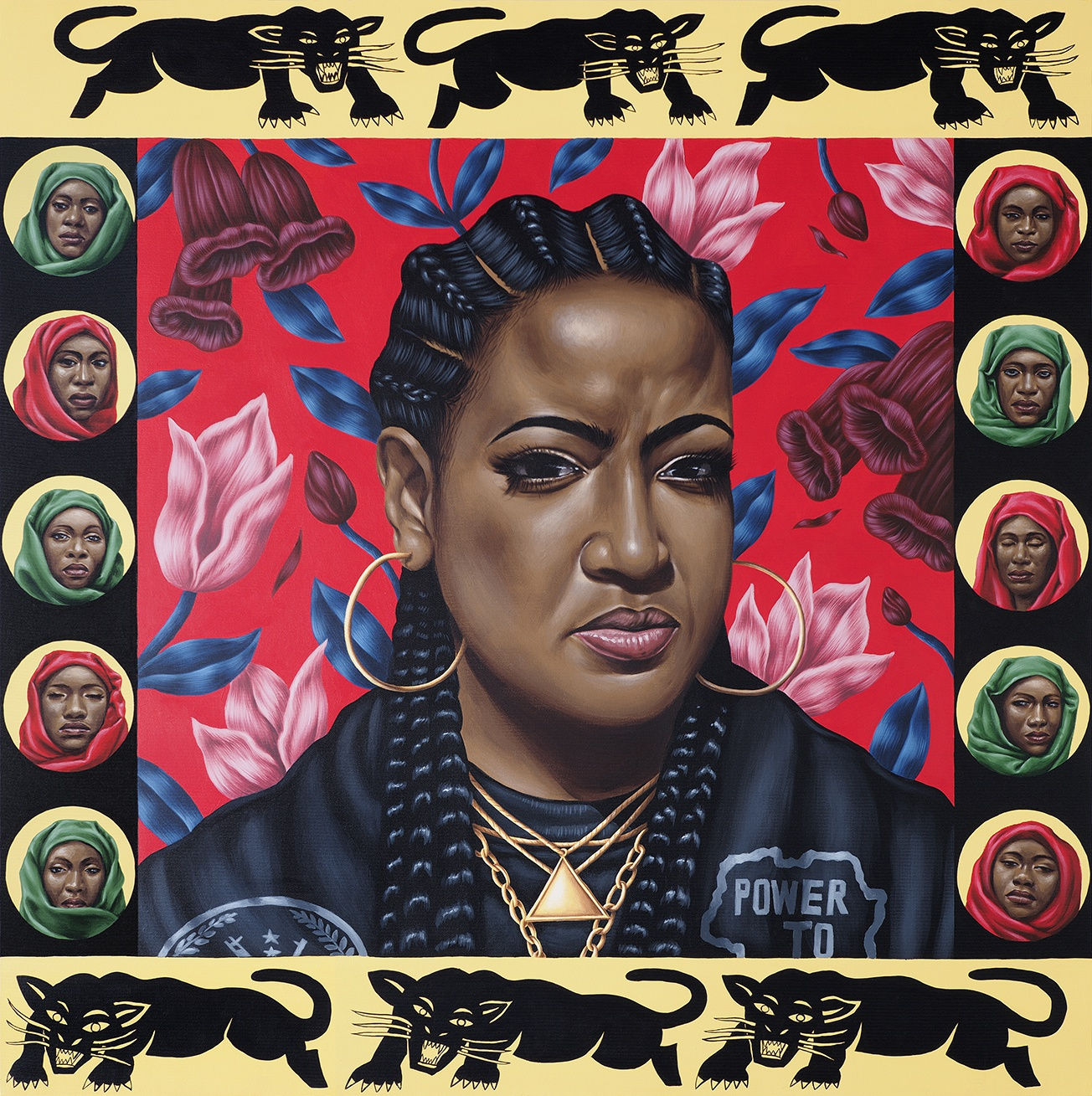 Rapsody, 2020, acrylic on canvas, 120 x 120 cm