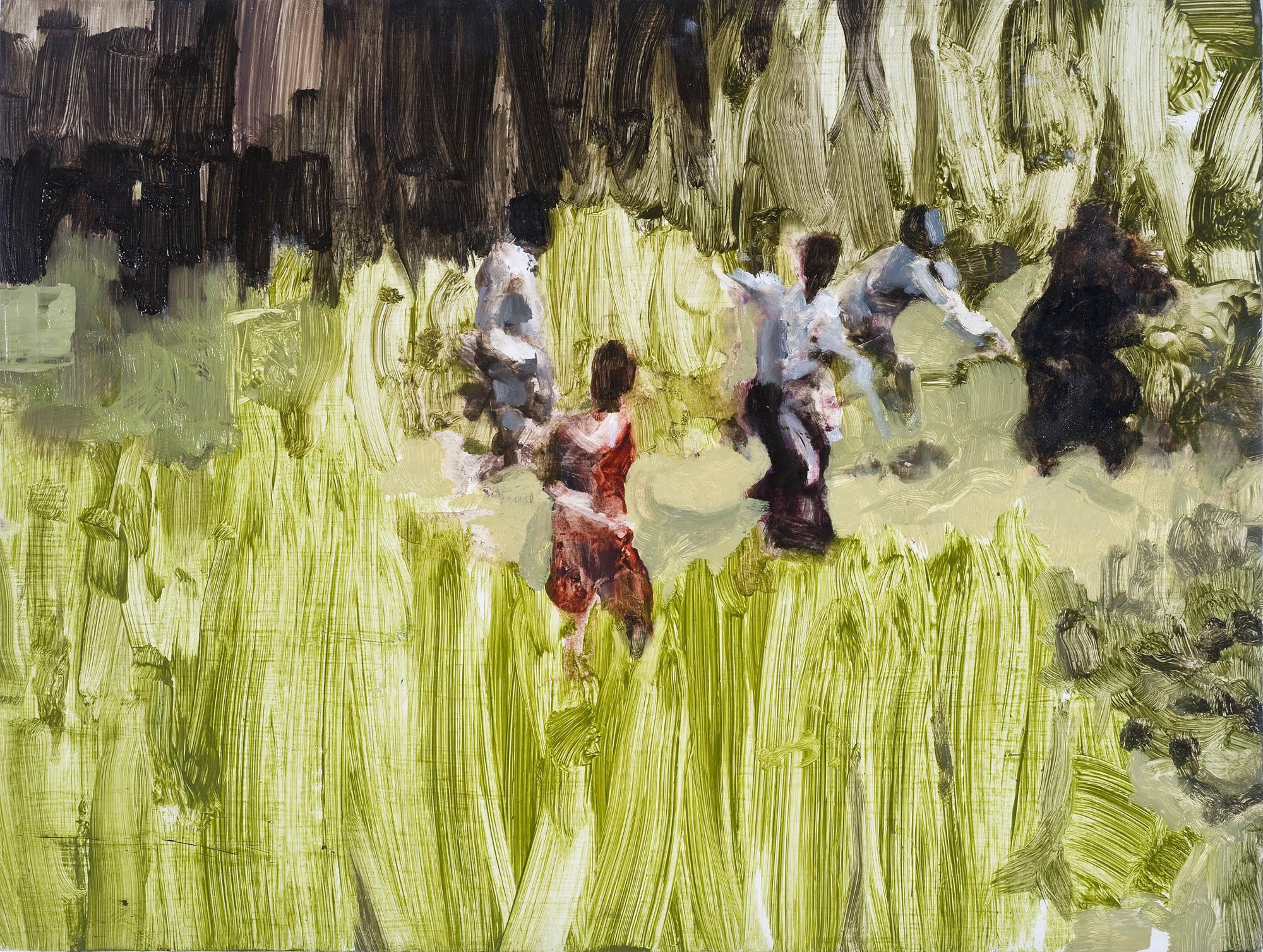 Conor Foy Field 1 Oil on birch panel 46 x 61 cm