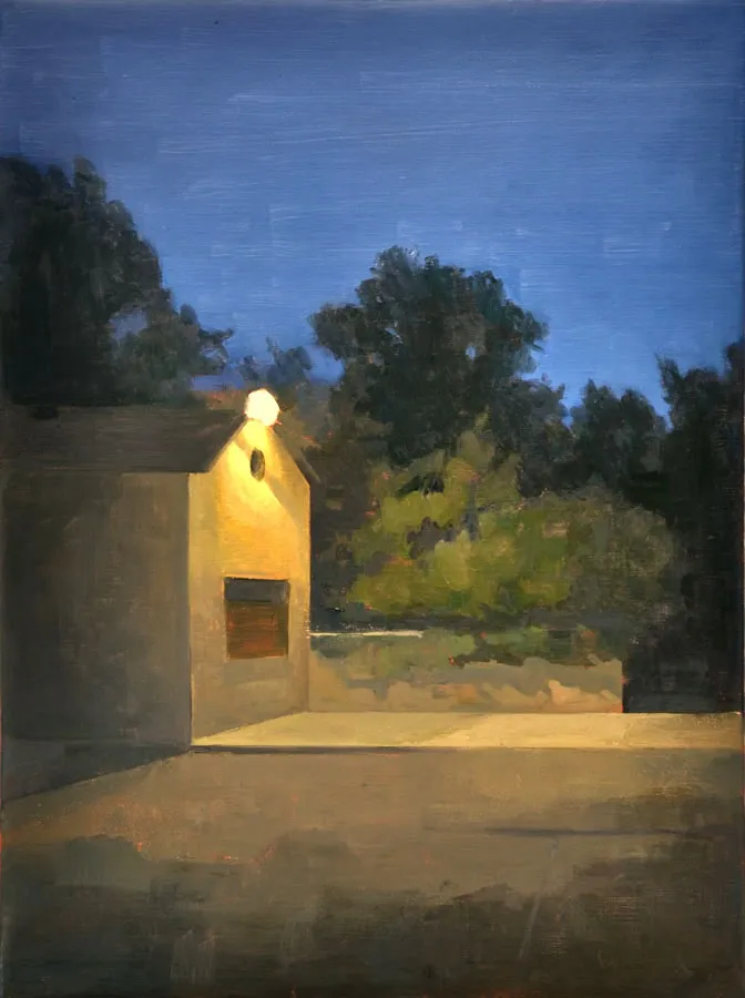 Maeve McCarthy Nightshed Oil on canvas 60 x 45 cm
