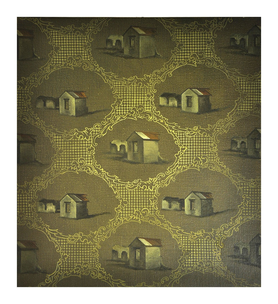 Jennifer Trouton No place like home IV Oil on linen 46 x 41 cm