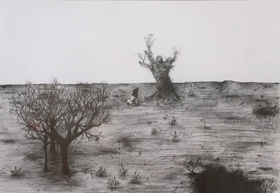 Michael Beirne Untitled Pencil on paper 35 x 51cm