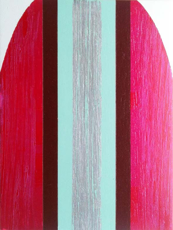 Tom Phelan Lipsticks no. 3 Oil on birch 20 x 16 cm