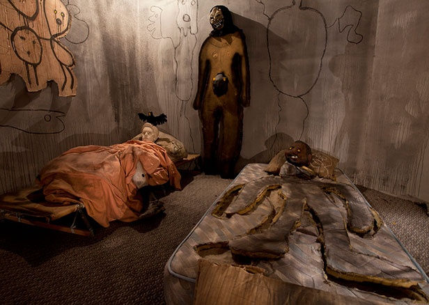 Roger Ballen, Asylum Series - Photographs, drawings, installation