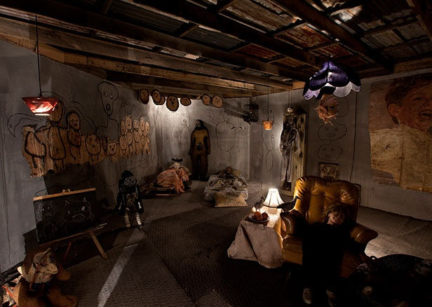 Roger Ballen, Asylum Series - Photographs, drawings, installation