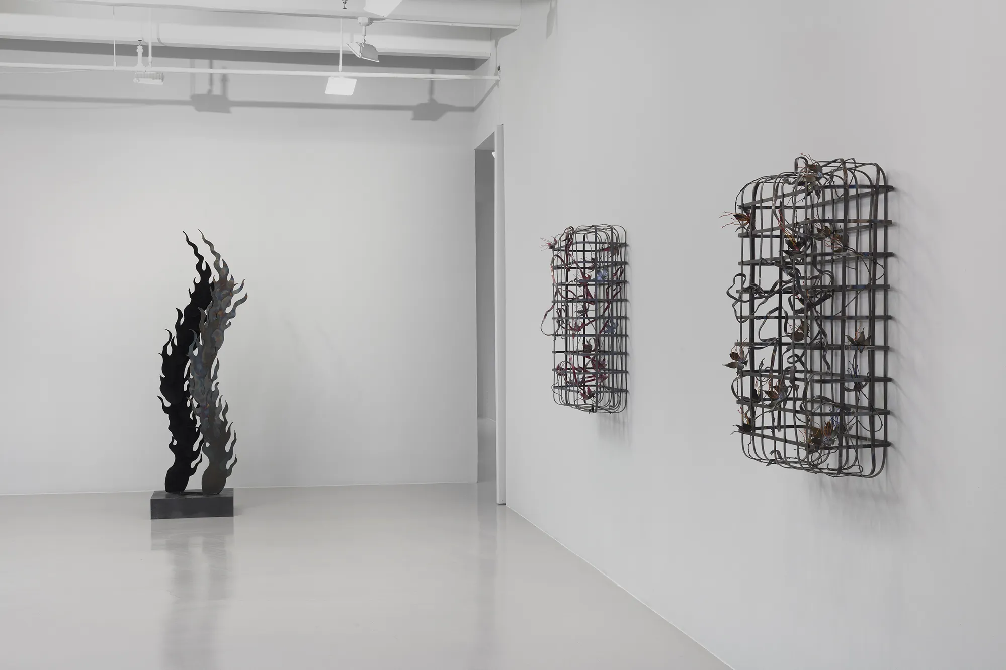 Installation view of Abigail Lucien: Wrought at Nicola Vassell Gallery. ©Abigail Lucien. Courtesy of the artist and Nicola Vassell Gallery. Photo: Lance Brewer