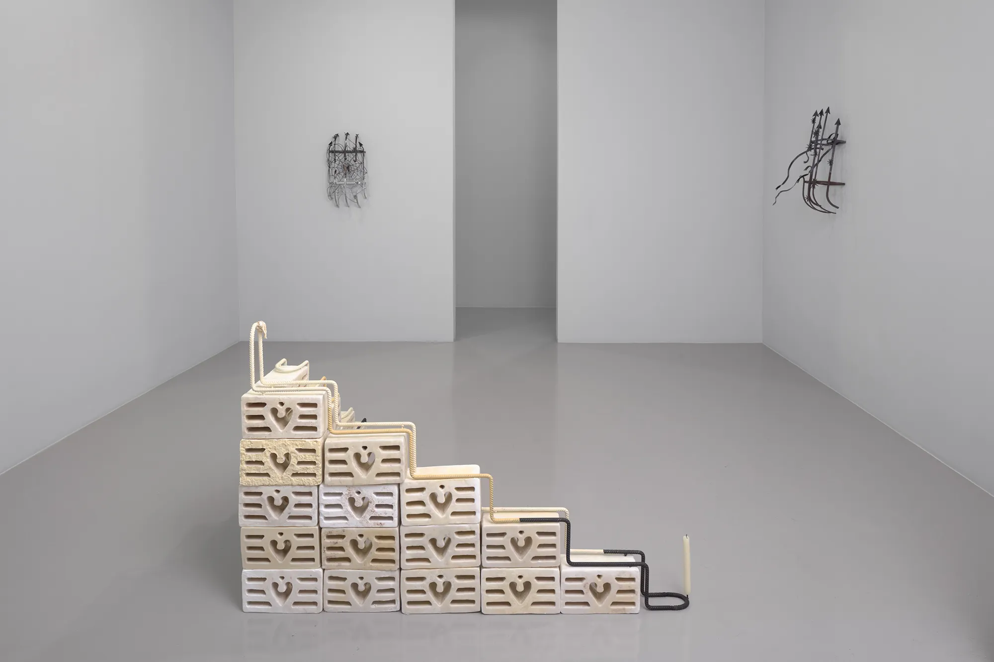 Installation view of Abigail Lucien: Wrought at Nicola Vassell Gallery. ©Abigail Lucien. Courtesy of the artist and Nicola Vassell Gallery. Photo: Lance Brewer