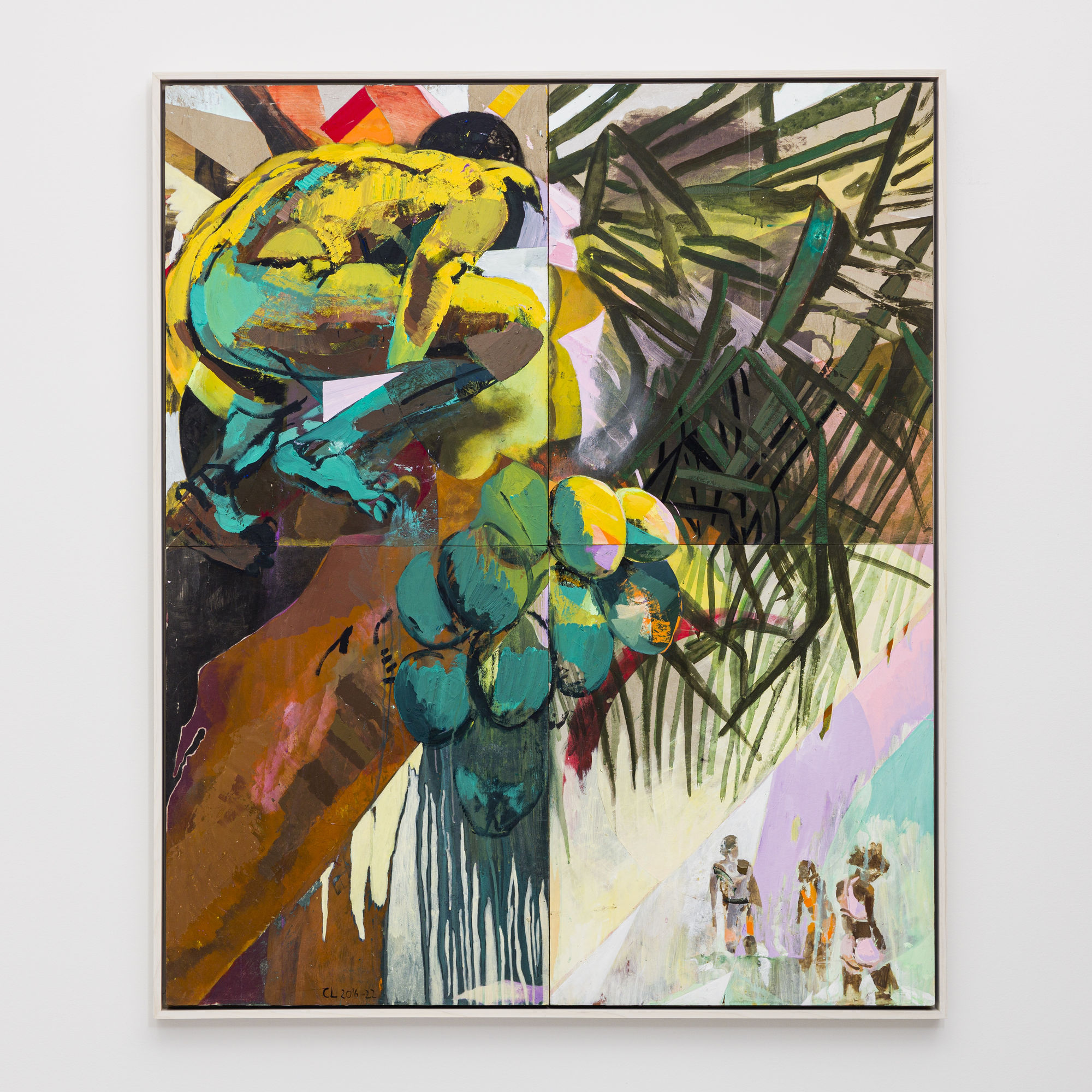 Climbing Figure above Bathers, 2016-2022