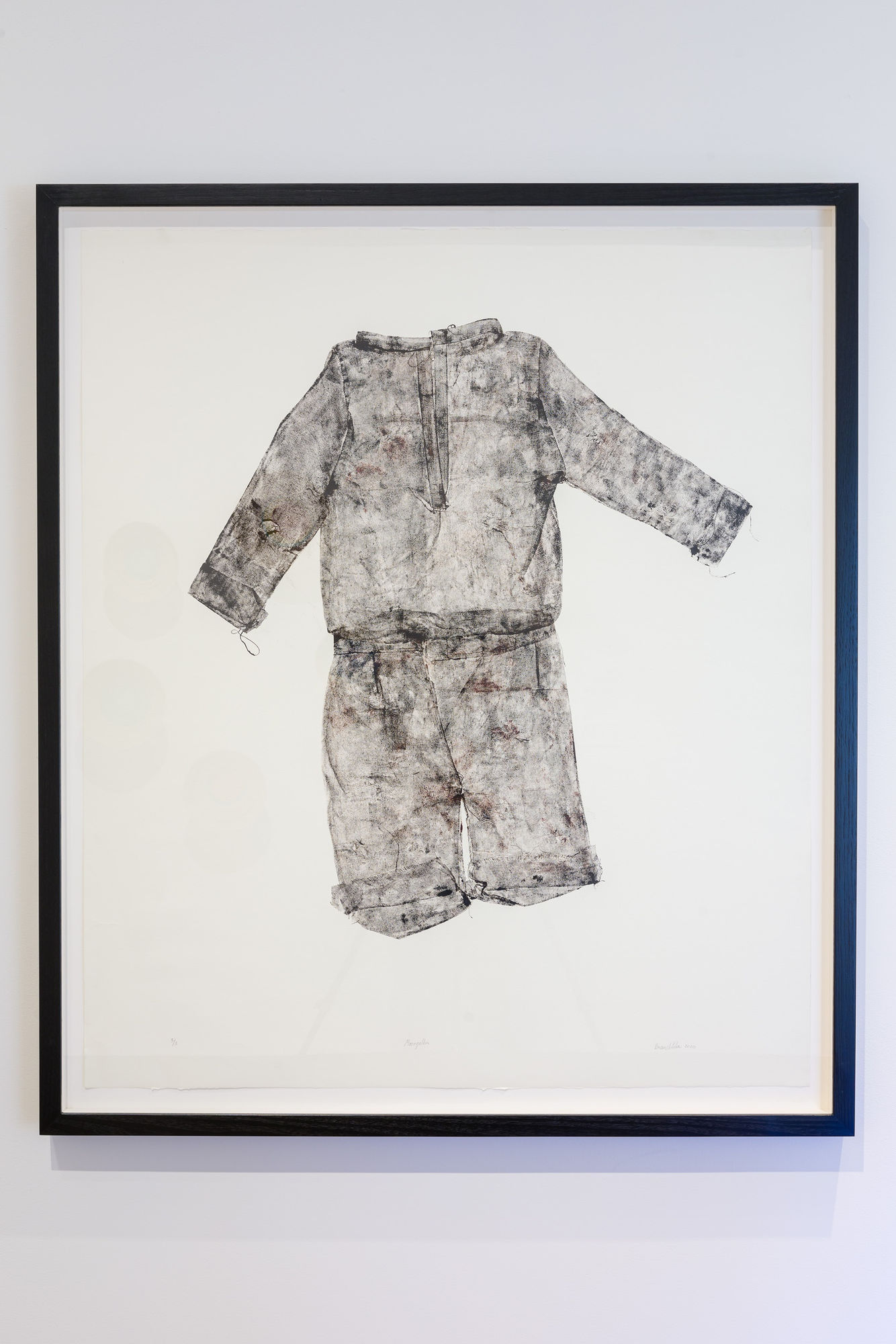 Moongalba (boy), 2021 monoprints on Hahnemühle paper 120 x 80 cm