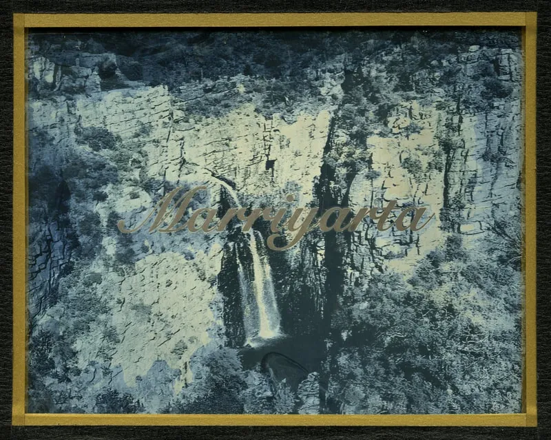 James Tylor We Call This Place (Marriyarta), 2020 daguerreotype with engraved text 10 x 12.5 cm