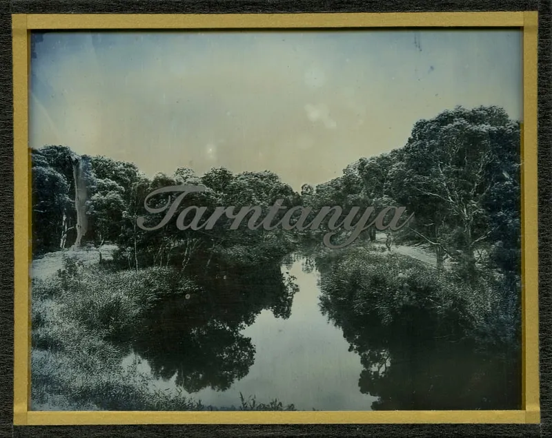 James Tylor We Call This Place (Tarntanya), 2020 daguerreotype with engraved text 10 x 12.5 cm