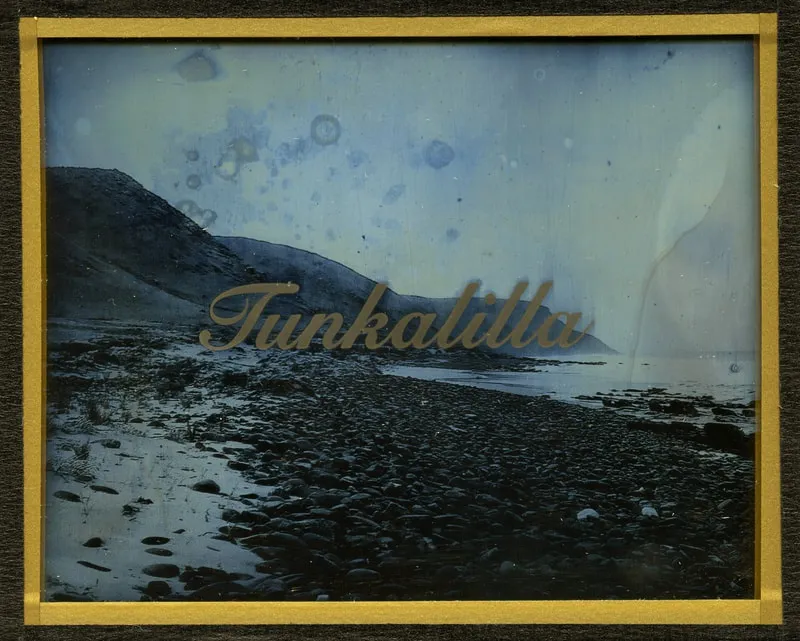 James Tylor We Call This Place (Tungkalilla), 2020 daguerreotype with engraved text 10 x 12.5 cm
