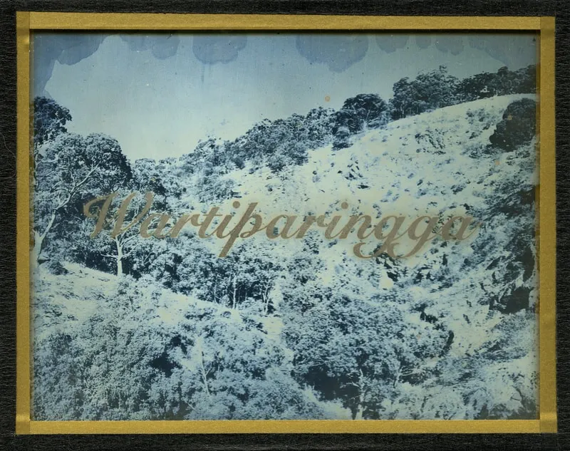 James Tylor We Call This Place (Watiparingga), 2020 daguerreotype with engraved text 10 x 12.5 cm