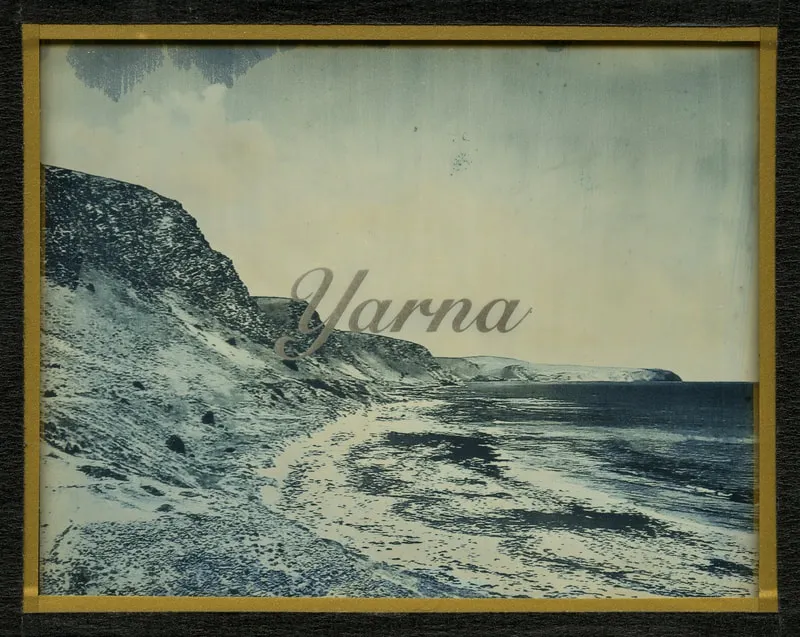 James Tylor We Call This Place (Yarna), 2020 daguerreotype with engraved text 10 x 12.5 cm