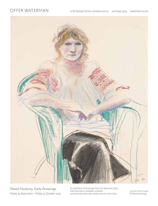 Celia, 1972, © David Hockney