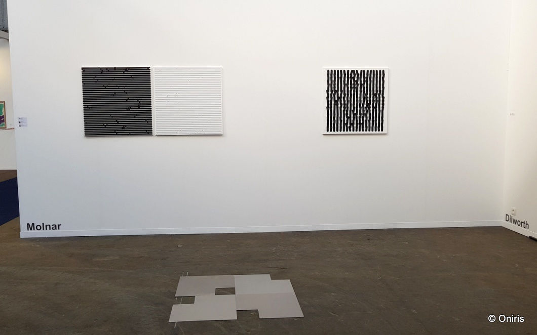 Vera Molnar et Norman Dilworth @ Art Brussels 2016 - Tour & Taxis