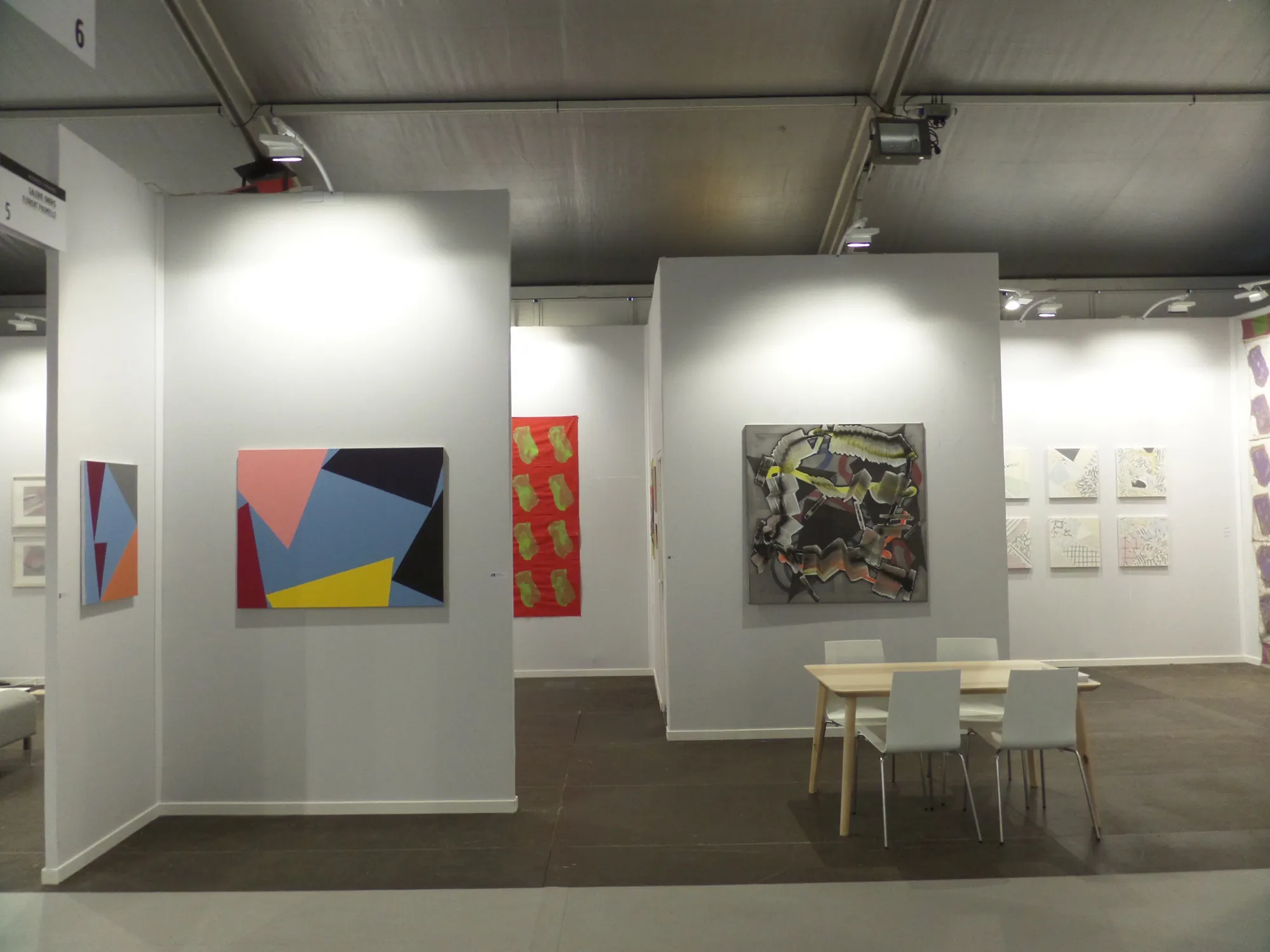 Bruno Rousselot + Claude Viallat + Christian Bonnefoi @ Slick art fair 2015 - Paris